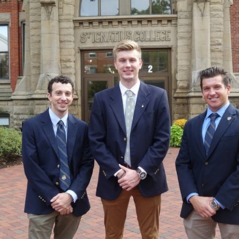 Three Grads Return as Alumni Volunteers