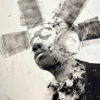 Student print artwork